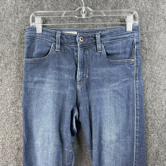 Adriano Goldschmied Womens sz 28 Jeans Dark Wash Farrah High Rise Skinny READ - Picture 2 of 10